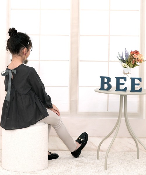 Bee des Bee（ビーデスビー）の「長袖トップス（シャツ/ブラウス・キッズ・ブルー/ブラック/ピンク系その他/ベージュ/チェック・110cm/120cm/130cm/140cm/150cm）」の17枚目の写真