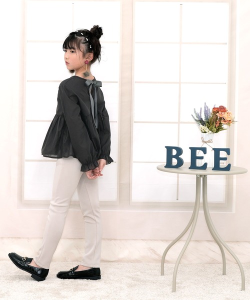 Bee des Bee（ビーデスビー）の「長袖トップス（シャツ/ブラウス・キッズ・ブルー/ブラック/ピンク系その他/ベージュ/チェック・110cm/120cm/130cm/140cm/150cm）」の12枚目の写真