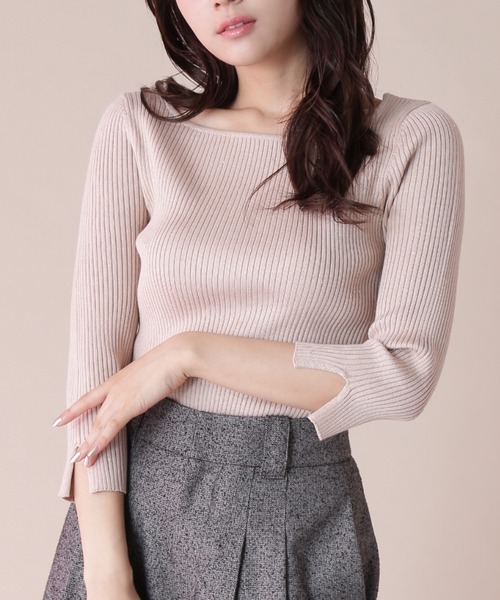 【セール】◇スパンコールリブニット（ニット/セーター）｜JILL by JILL STUART（ジルバイジルスチュアート）