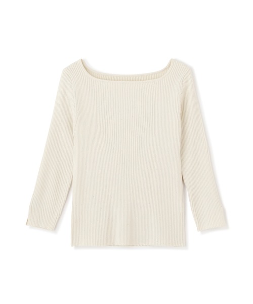 JILL by JILL STUART（ジルバイジルスチュアート）の「◇スパンコールリブニット（ニット/セーター・レディース・グレー/ピンク/ブルー/ホワイト系その他・FREE）」の15枚目の写真