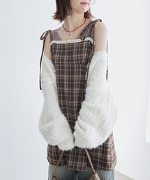 MAJESTIC LEGON | ローズモチーフミニキャミワンピース(ワンピース)