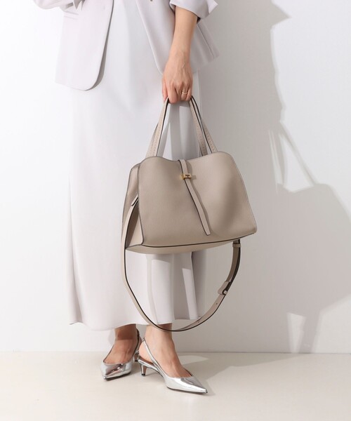 LORISTELLA(ロリステッラ)の「【LORISTELLA/ロリステッラ】レザートートバッグ made in Italy(トートバッグ・レディース・ブラック/グレイッシュベージュ・FREE)」の13枚目の写真