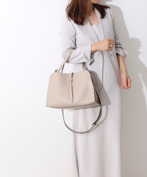 LORISTELLA(ロリステッラ)の「【LORISTELLA/ロリステッラ】レザートートバッグ made in Italy(トートバッグ・レディース・ブラック/グレイッシュベージュ・FREE)」の16枚目の写真