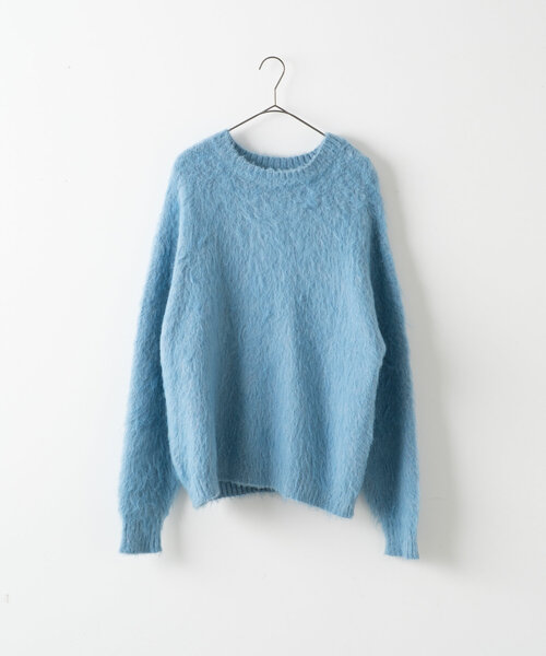 WHIMSIC（ウィムジック）の「【UNISEX】シャギーニットプルオーバー（ニット/セーター・レディース・ブラウン/ピンク/イエロー/ブルー/イエロー系その他2/ピンク系その他2・FREE）」の9枚目の写真