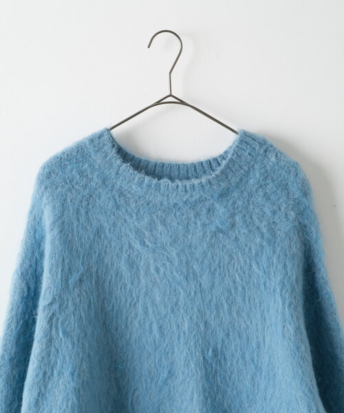 WHIMSIC（ウィムジック）の「【UNISEX】シャギーニットプルオーバー（ニット/セーター・レディース・ブラウン/ピンク/イエロー/ブルー/イエロー系その他2/ピンク系その他2・FREE）」の10枚目の写真