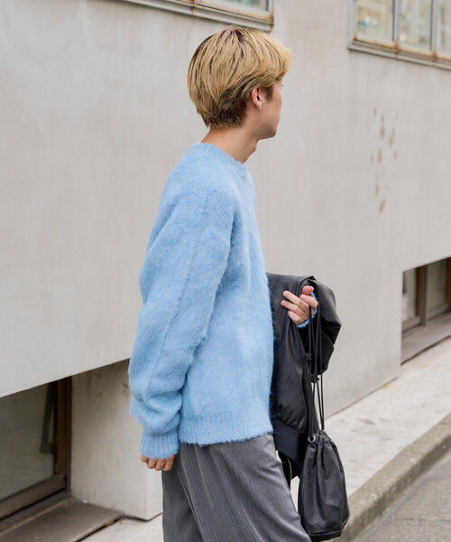 WHIMSIC（ウィムジック）の「【UNISEX】シャギーニットプルオーバー（ニット/セーター・レディース・ブラウン/ピンク/イエロー/ブルー/イエロー系その他2/ピンク系その他2・FREE）」の16枚目の写真