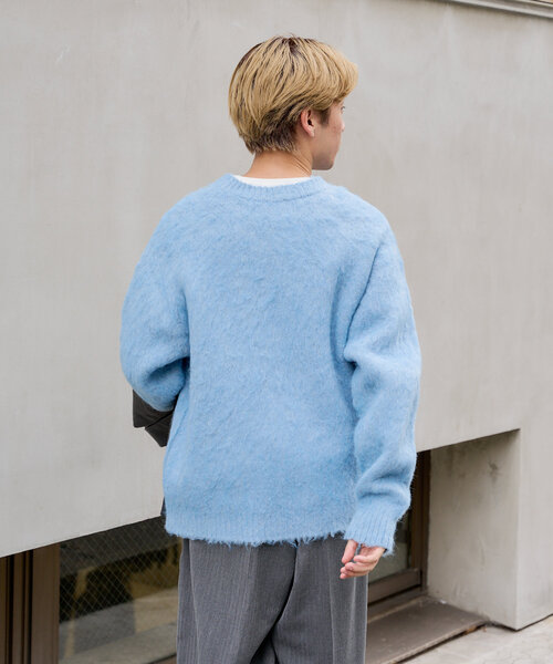 WHIMSIC（ウィムジック）の「【UNISEX】シャギーニットプルオーバー（ニット/セーター・レディース・ブラウン/ピンク/イエロー/ブルー/イエロー系その他2/ピンク系その他2・FREE）」の17枚目の写真