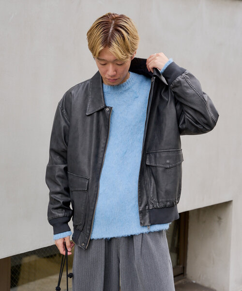 WHIMSIC（ウィムジック）の「【UNISEX】シャギーニットプルオーバー（ニット/セーター・レディース・ブラウン/ピンク/イエロー/ブルー/イエロー系その他2/ピンク系その他2・FREE）」の20枚目の写真