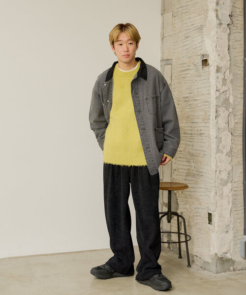 WHIMSIC（ウィムジック）の「【UNISEX】シャギーニットプルオーバー（ニット/セーター・レディース・ブラウン/ピンク/イエロー/ブルー/イエロー系その他2/ピンク系その他2・FREE）」の21枚目の写真