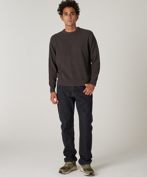 Eddie Bauer エディーバウアー 襟付きセーター カシミヤ混 ベージュ Eddie Bauer エディーバウアー 襟付きセーター カシミヤ混