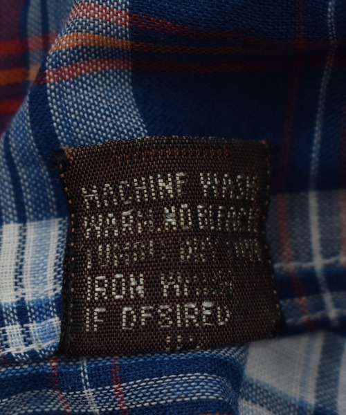VINTAGE（ヴィンテージ）の「【ヴィンテージ古着】 Authentic Western Youngbloods ショートスリーブ ウエスタンチェックシャツ（シャツ/ブラウス・メンズ・ブルー・LARGE）」の6枚目の写真