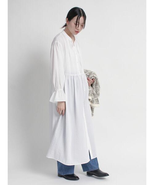 【セール】キャンディースリーブギャザーワンピース（ワンピース）｜sm2rhythm（サマンサモスモスリズム）