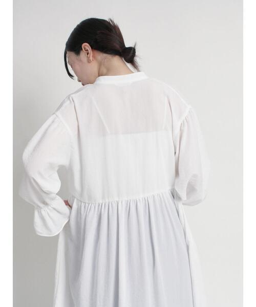 【セール】キャンディースリーブギャザーワンピース（ワンピース）｜sm2rhythm（サマンサモスモスリズム）