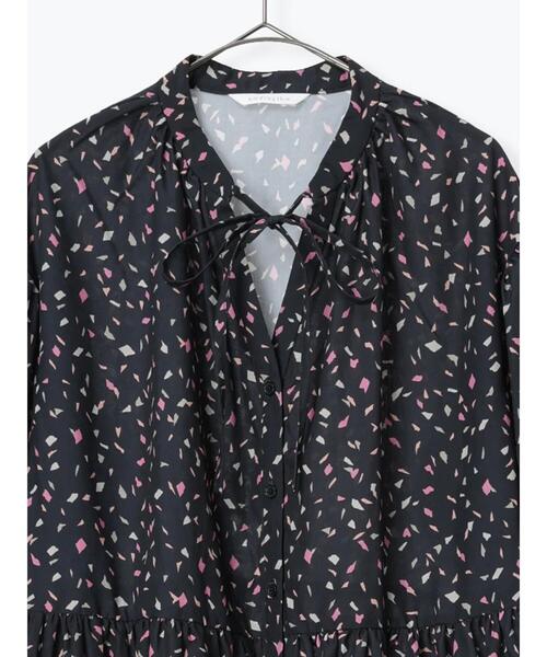 【セール】キャンディースリーブギャザーワンピース（ワンピース）｜sm2rhythm（サマンサモスモスリズム）