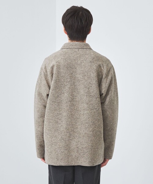 green label relaxing(グリーンレーベルリラクシング)の「TW スライバー シャツ(シャツ/ブラウス・メンズ・ダークグレー/ベージュ・M/L/S)」の8枚目の写真