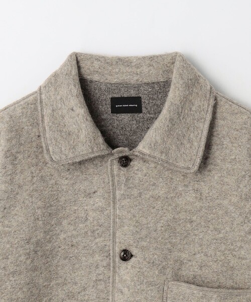 green label relaxing(グリーンレーベルリラクシング)の「TW スライバー シャツ(シャツ/ブラウス・メンズ・ダークグレー/ベージュ・M/L/S)」の11枚目の写真
