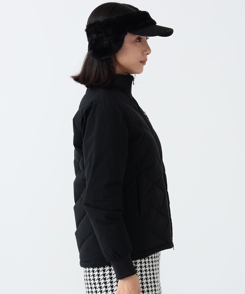 BEAMS GOLF（ビームスゴルフ）の「【撥水】PURPLE LABEL / パネル ダウンブルゾン（ブルゾン・レディース・ホワイト/ブラック・SMALL/MEDIUM/LARGE）」の6枚目の写真