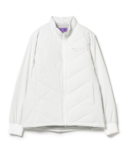 BEAMS GOLF（ビームスゴルフ）の「【撥水】PURPLE LABEL / パネル ダウンブルゾン（ブルゾン・レディース・ホワイト/ブラック・SMALL/MEDIUM/LARGE）」の8枚目の写真