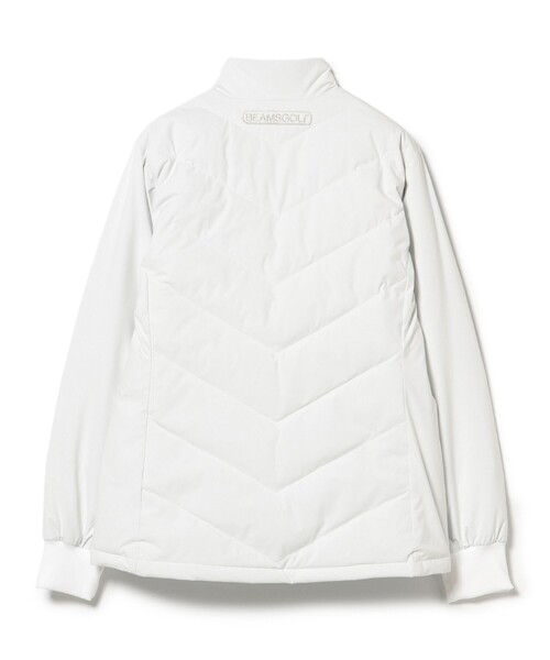 BEAMS GOLF（ビームスゴルフ）の「【撥水】PURPLE LABEL / パネル ダウンブルゾン（ブルゾン・レディース・ホワイト/ブラック・SMALL/MEDIUM/LARGE）」の12枚目の写真