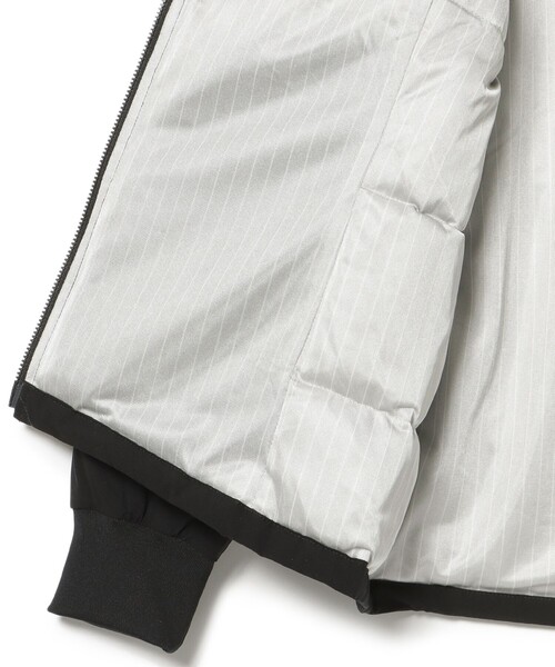 BEAMS GOLF（ビームスゴルフ）の「【撥水】PURPLE LABEL / パネル ダウンブルゾン（ブルゾン・レディース・ホワイト/ブラック・SMALL/MEDIUM/LARGE）」の15枚目の写真