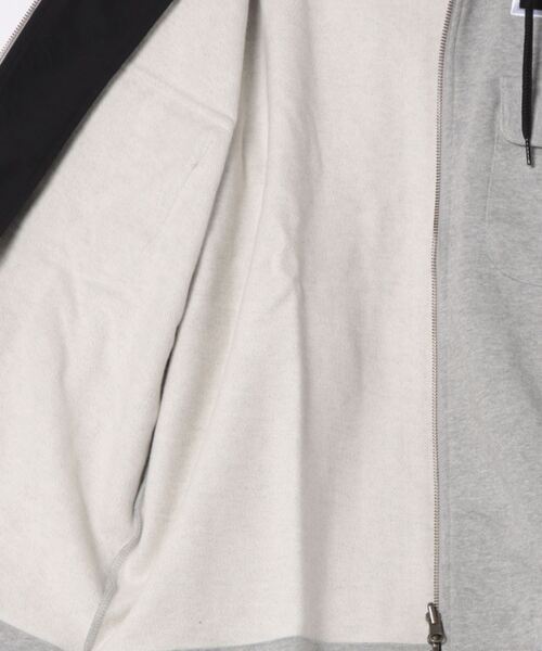 BEN DAVIS/PROJECT LINE（ベンデイビスプロジェクトライン）の「《BEN DAVIS PROJECT LINE》SWEAT FULL ZIP HOODIE（パーカー・メンズ・ブラック/パープル/ヘザーグレー・MEDIUM/LARGE/X-LARGE）」の8枚目の写真