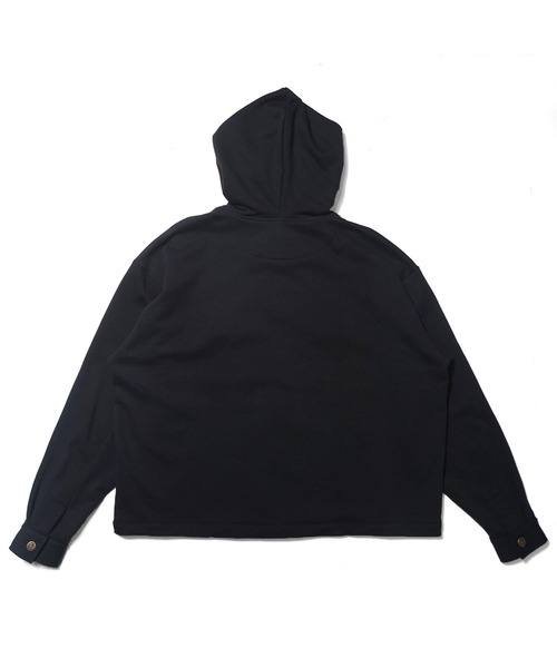 BEN DAVIS/PROJECT LINE（ベンデイビスプロジェクトライン）の「《BEN DAVIS PROJECT LINE》SWEAT FULL ZIP HOODIE（パーカー・メンズ・ブラック/パープル/ヘザーグレー・MEDIUM/LARGE/X-LARGE）」の4枚目の写真