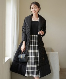 le reve vaniller（ル レーヴ ヴァニレ）の「ショールカラー フェイクダウン ドレスコート le reve vaniller（ダウンジャケット/コート）」