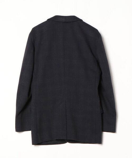 BROOKS BROTHERS(ブルックスブラザーズ)の「コットンブレンド グレンチェック 段返り3釦 ニットジャケット Traditional(テーラードジャケット・メンズ・グレー・SMALL/MEDIUM/LARGE)」の3枚目の写真