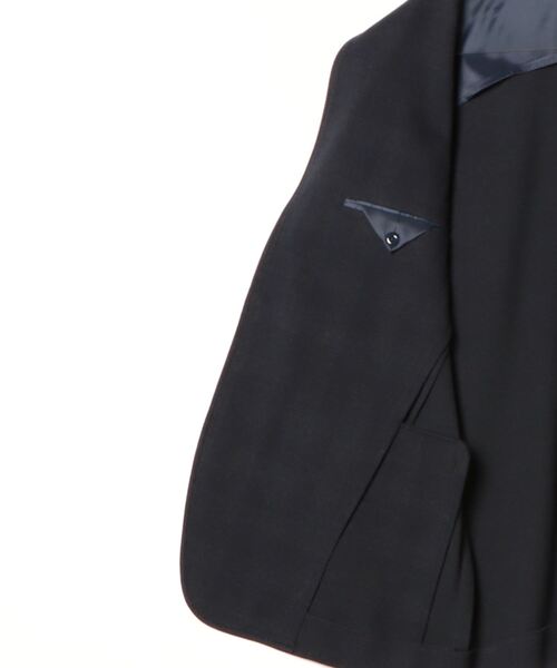 BROOKS BROTHERS(ブルックスブラザーズ)の「コットンブレンド グレンチェック 段返り3釦 ニットジャケット Traditional(テーラードジャケット・メンズ・グレー・SMALL/MEDIUM/LARGE)」の4枚目の写真