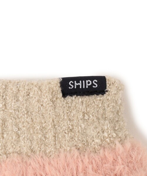 SHIPS(シップス)の「SHIPS KIDS:フェザータッチ ミトン(手袋・キッズ・ライトグレー/ブラウン/ピンク・X-SMALL)」の8枚目の写真