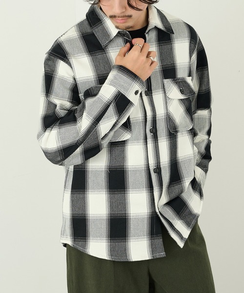 (取寄) サヌーク メンズ コージー ヴィーブ サーフ チェック Sl Sanuk men Cozy Vibe Surf Check SL Tan セール】【Toucan Surfing】ヘビーネル裏起毛CPOシャツ 051480（シャツ