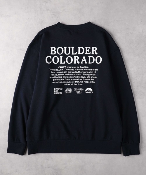 CAMP7（キャンプセブン）の「【CAMP7】バックロゴクルーネック