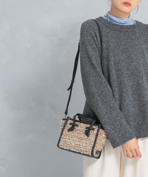 GIANNI CHIARINI（ジャンニ キアリーニ）の「GIANNI CHIARINI　MISS MARCELLA（ハンドバッグ・レディース・キャメル/ブラック・-）」の3枚目の写真