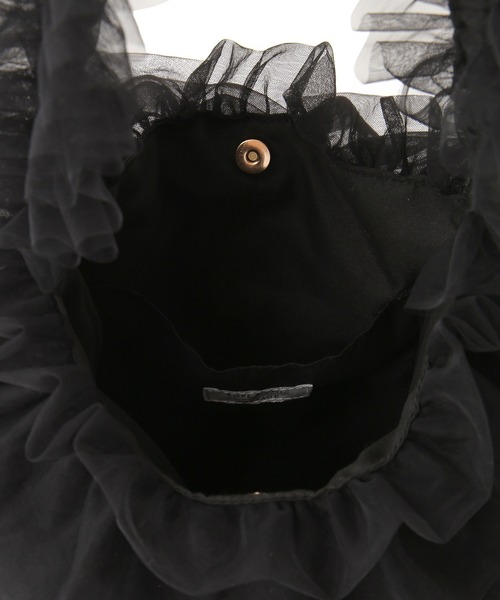 ROPE' PICNIC（ロペピクニック）の「シアーフリルワンハンドルバッグ（ショルダーバッグ・レディース・ベージュ系その他2/ブラック・FREE）」の15枚目の写真