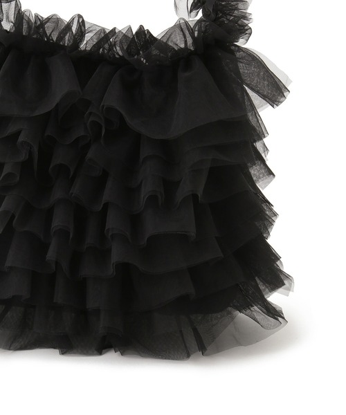 ROPE' PICNIC（ロペピクニック）の「シアーフリルワンハンドルバッグ（ショルダーバッグ・レディース・ベージュ系その他2/ブラック・FREE）」の16枚目の写真