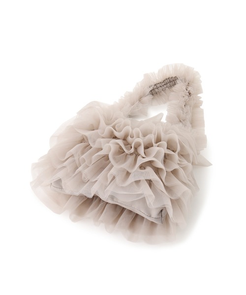 ROPE' PICNIC（ロペピクニック）の「シアーフリルワンハンドルバッグ（ショルダーバッグ・レディース・ベージュ系その他2/ブラック・FREE）」の17枚目の写真