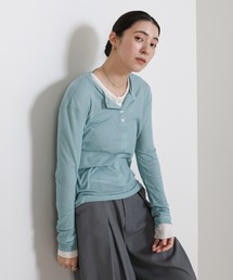 select MOCA | ヘンリーネックシアーロンT(Tシャツ/カットソー)