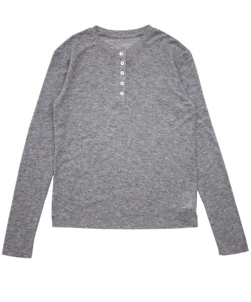 本日発送　DOLCE&GABBANA ヘンリーネック 長袖カットソー ロンt ヘンリーネックシアーロンT（Tシャツ/カットソー）｜select MOCA