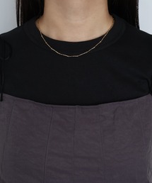 whoseA（フーシー）の「【silver925】Build Necklace 16KGP/ビルド チェーンネックレス（ネックレス）」