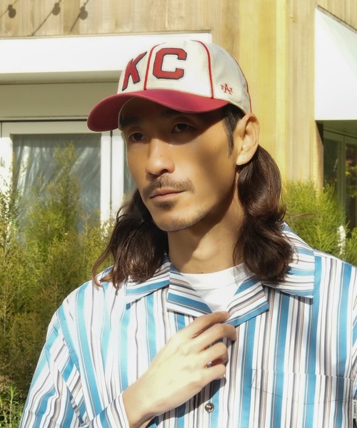 CAP/AMERICAN NEEDLE(アメリカンニードル)Archive -KC Monarchsカンザスシティ・モナークスロゴ刺繍アーカイブデザインキャップ（キャップ）｜AMERICAN NEEDLE（アメリカンニードル）