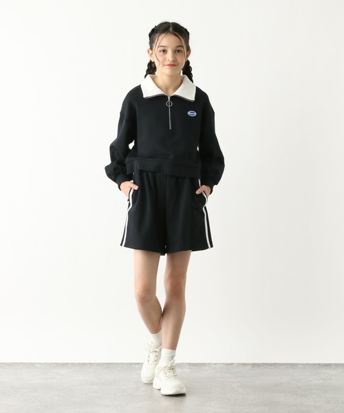 GLOBAL WORK（グローバルワーク）の「あったか乾きやすいSETUP/252064（つなぎ/オールインワン・キッズ・ブラック/ブルー/ブラック×グレー・130cm/150cm/140cm/160cm）」の4枚目の写真