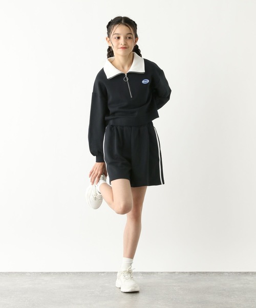 GLOBAL WORK（グローバルワーク）の「あったか乾きやすいSETUP/252064（つなぎ/オールインワン・キッズ・ブラック/ブルー/ブラック×グレー・130cm/150cm/140cm/160cm）」の5枚目の写真