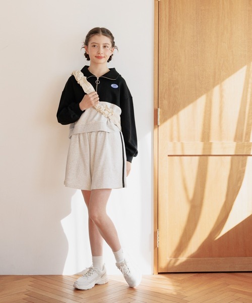 GLOBAL WORK（グローバルワーク）の「あったか乾きやすいSETUP/252064（つなぎ/オールインワン・キッズ・ブラック/ブルー/ブラック×グレー・130cm/150cm/140cm/160cm）」の8枚目の写真