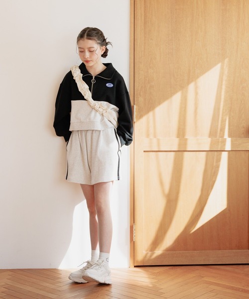 GLOBAL WORK（グローバルワーク）の「あったか乾きやすいSETUP/252064（つなぎ/オールインワン・キッズ・ブラック/ブルー/ブラック×グレー・130cm/150cm/140cm/160cm）」の10枚目の写真