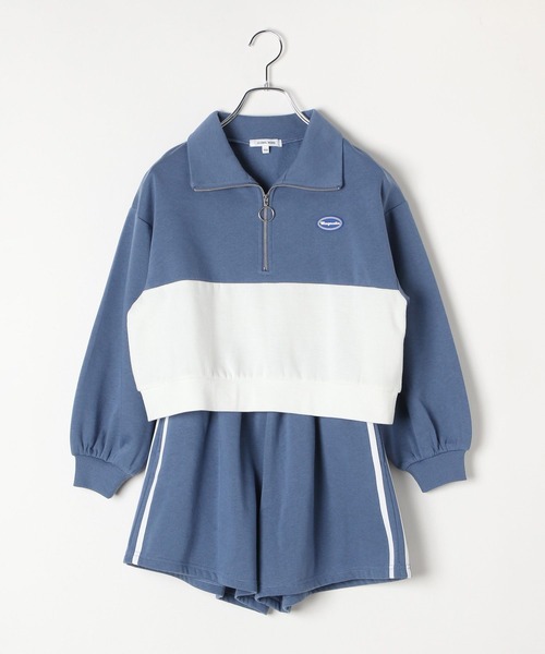 GLOBAL WORK（グローバルワーク）の「あったか乾きやすいSETUP/252064（つなぎ/オールインワン・キッズ・ブラック/ブルー/ブラック×グレー・130cm/150cm/140cm/160cm）」の18枚目の写真