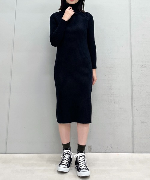 タートルネックリブニットワンピース（ワンピース）｜En serio TOKYO（エンソリオトーキョー）