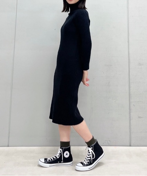 タートルネックリブニットワンピース（ワンピース）｜En serio TOKYO（エンソリオトーキョー）