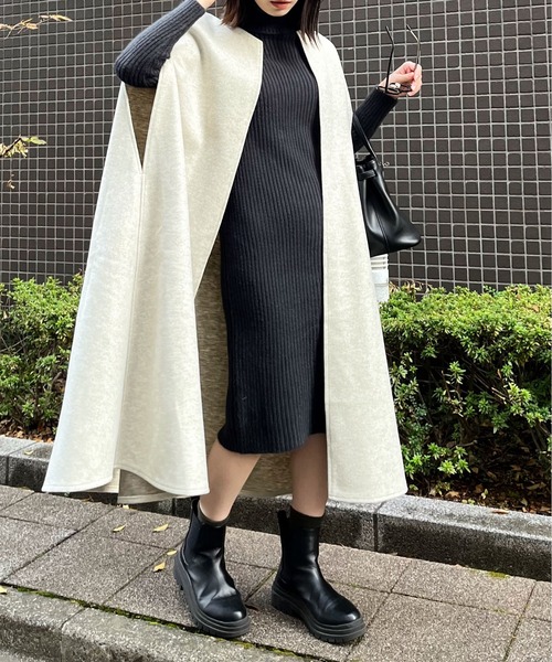 タートルネックリブニットワンピース（ワンピース）｜En serio TOKYO（エンソリオトーキョー）