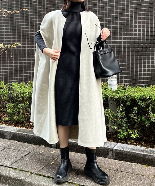 タートルネックリブニットワンピース（ワンピース）｜En serio TOKYO（エンソリオトーキョー）