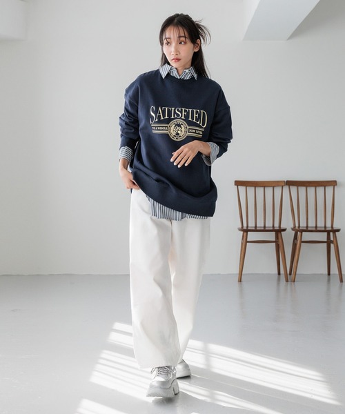 Baserange ストライプシャツ オーバーサイズ ストライプ シャツ - ピンク | ZARA Japan / 日本